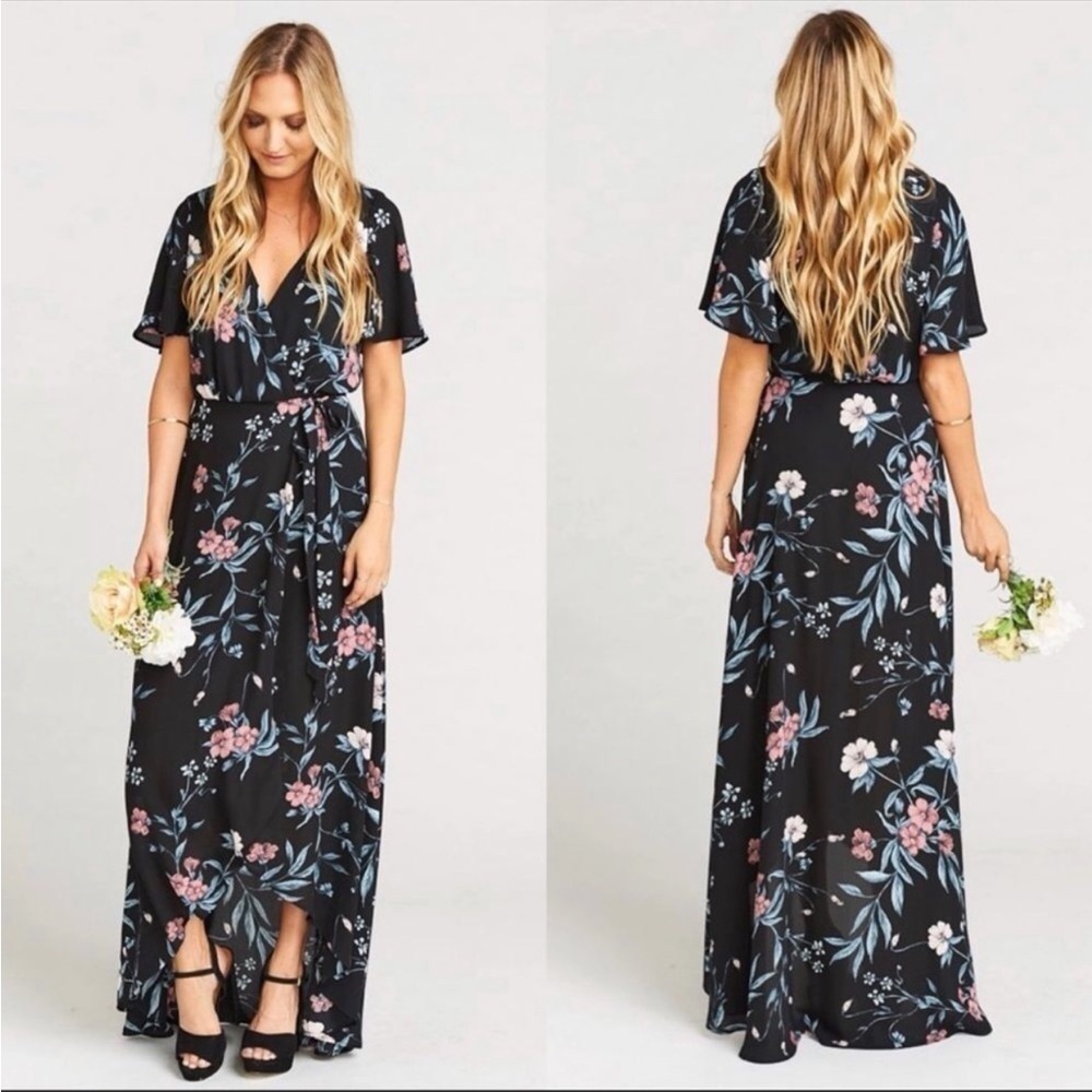 Show Me Your MuMu Sophia flutter wrap dress